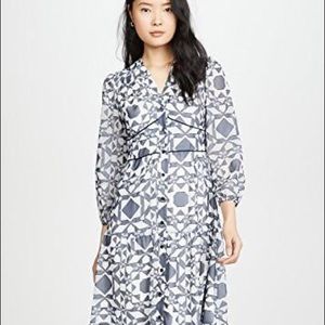 NWOT Shoshanna Demetria Petite Midi Dress